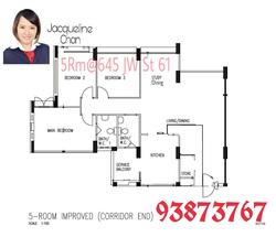 Blk 645 Jurong West Street 61 (Jurong West), HDB 5 Rooms #142166092